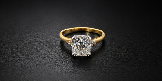 custom amora adera engagement ring for client
