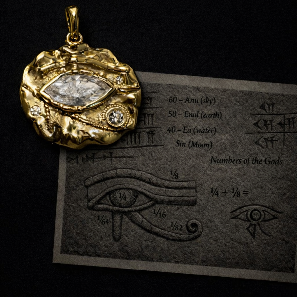 Marquise of Horus Pendant